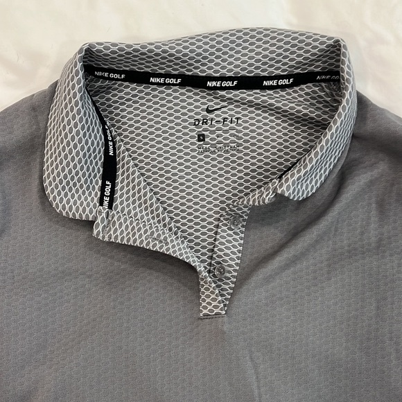 Nike Golf Dry Fit Polo Grey Size Small NWT - Picture 2 of 2